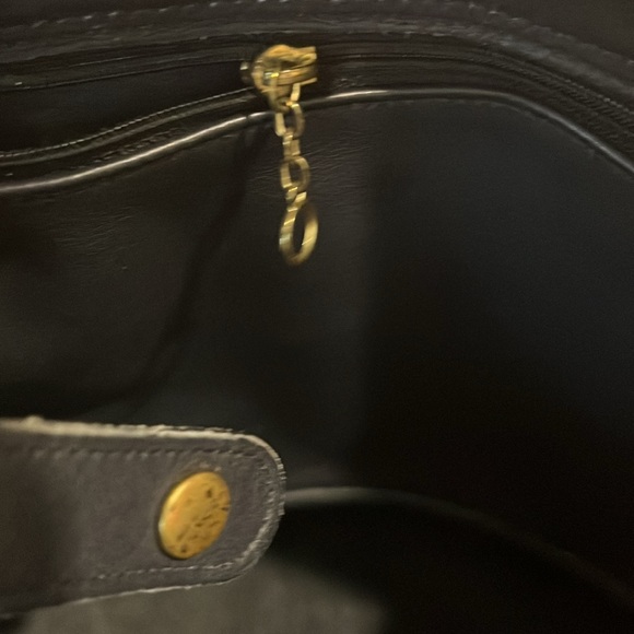 COACH Y2K Vintage Black Large Leather  Backpack - Picture 7 of 11